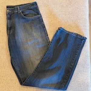 Calvin Klein Men's relaxed Straight Blue Jeans size 36